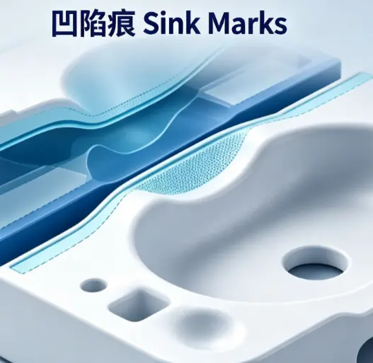 Indentation mark